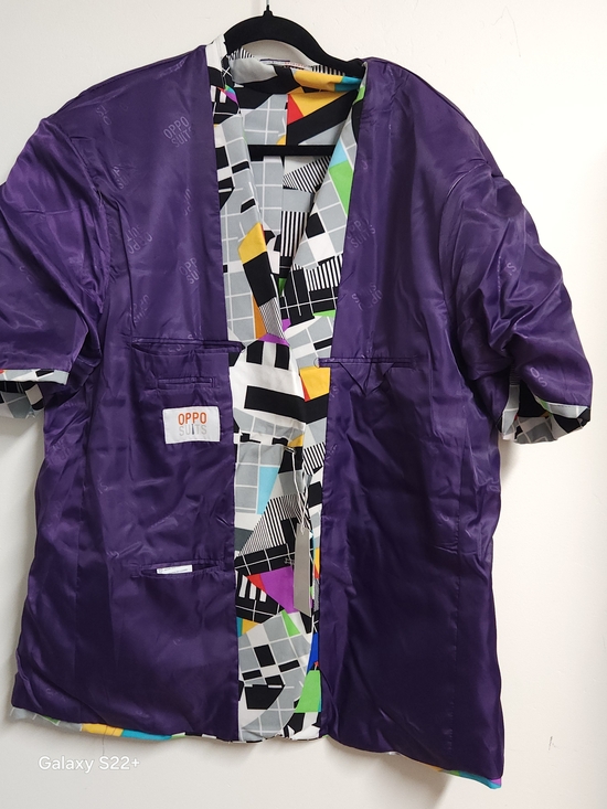 OppoSuits "Testival" Retro TV Pattern Blazer - Sz 50.  #G12 - Picture 6 of 16